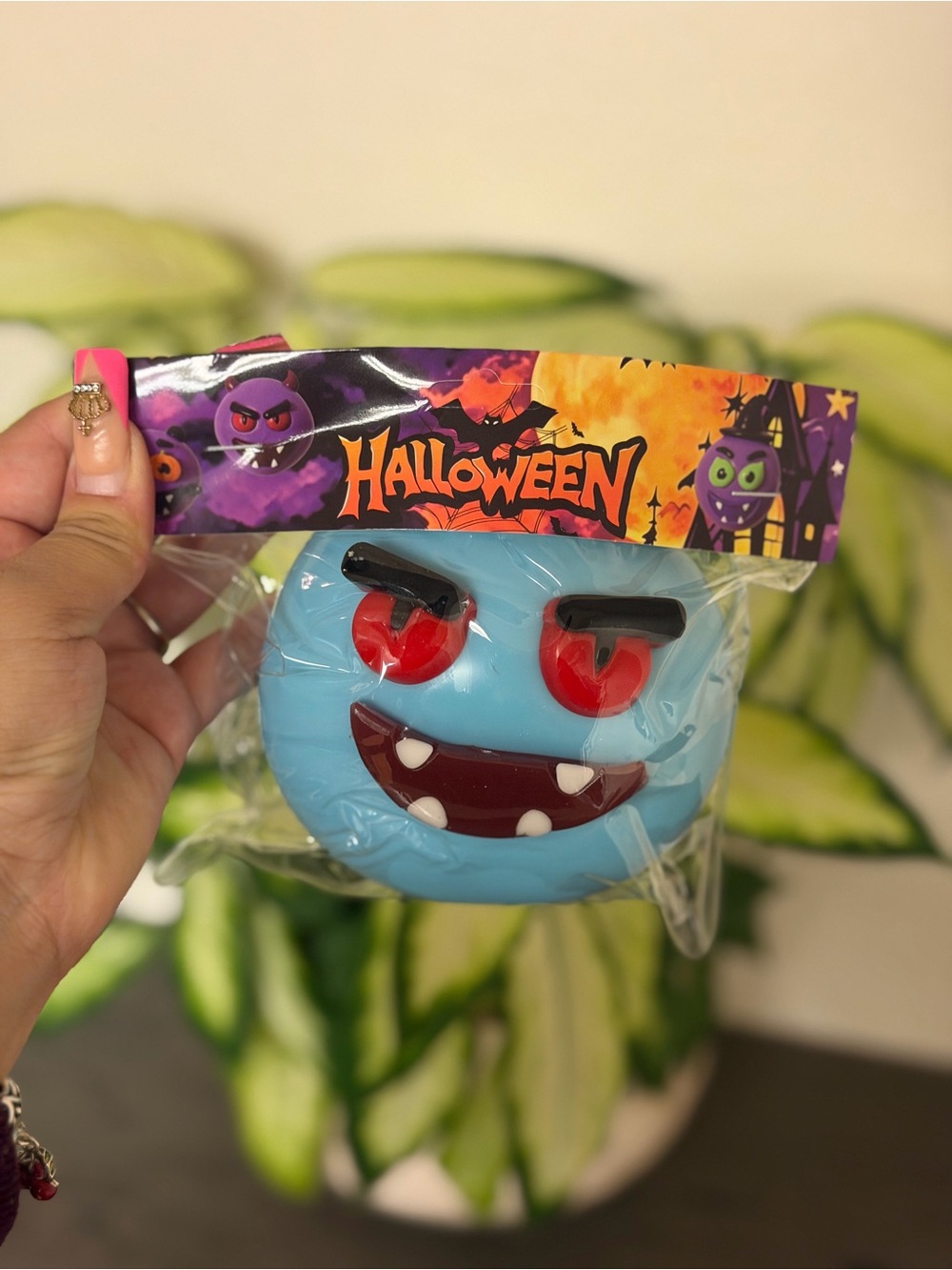 Halloween Blue Monster Squishy